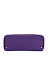 Kelly 32 Togo Leather in Iris, top view